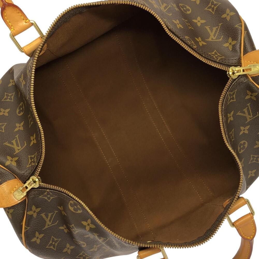 LOUIS VUITTON Brown Monogram Keepall 45 Boston Bag - Picture 9 of 10